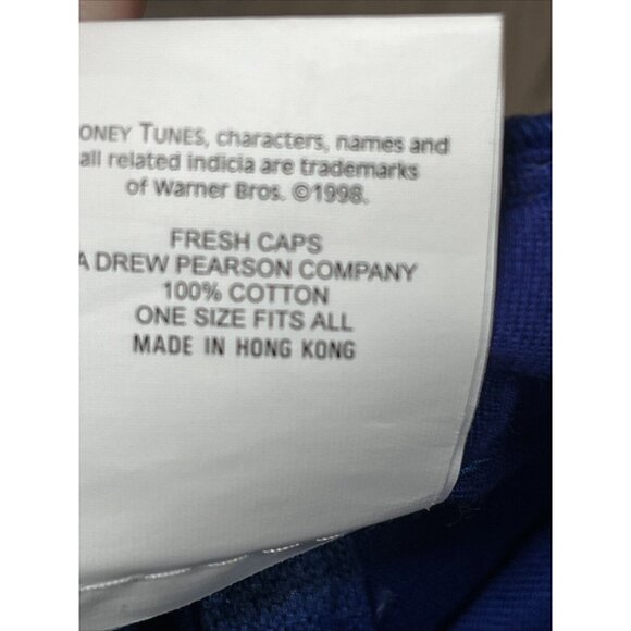 TAZ I'm Over It Blue Baseball Hat Cap Tasmanian Devil 1998 Looney Tunes - Picture 12 of 12